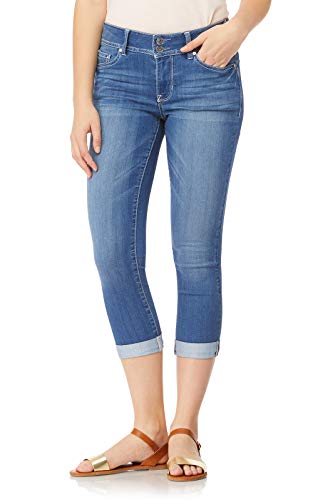 WallFlower Jeans for Women Ultra Crop 23.5” Inseam Mid-Rise​​ Insta Soft Denim,…