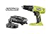 Ryobi P1810 One+ 18V Lithium Ion Drill / Driver Kit (3 Piece: 1 x P209 Drill / Driver, 1 x P102 18 V Lithium Ion Battery, 1 x P118 Dual Chemistry Charger)
