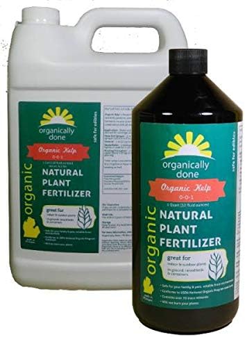 Organically Done Kelp (0-0-1) (Quart) - Creates Stronger Root Systems - Protects Plants from Disease and Insects
