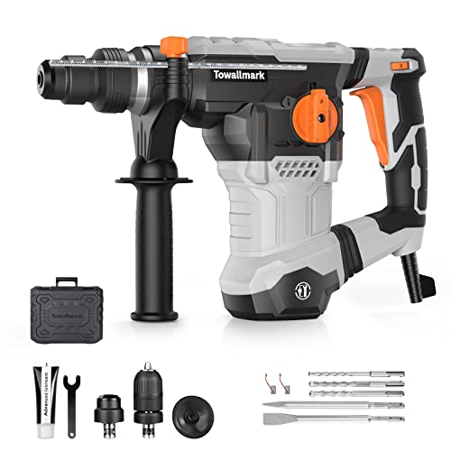[Upgraded] Towallmark 12.5 Amp Rotary Hammer
