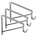 Harrier Premium Heavy Duty Closet Shelf and Rod Bracket - 3 Pack, Satin Chome
