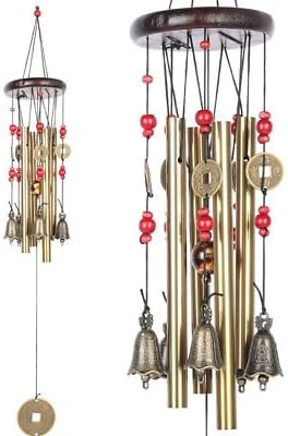 Wind Chime 60cm Chinese Traditional Large Windchime Garden Outdoor 4Tube 5 Bells