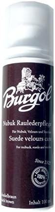 Burgol Nubuk Suede care 100 ml, raw leather care for Nubuk velour and textiles 9 colours.