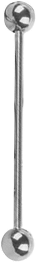 Fashion Unisex Stainless Steel Barbell Long Tongue Rings Studs Body Piercing Jewelry Gift 1Pair
