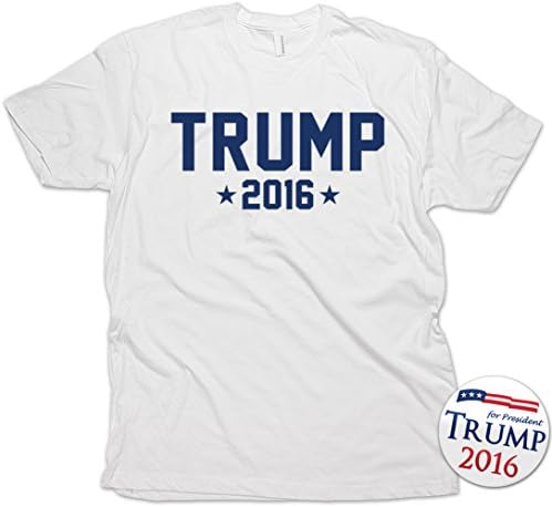 Trump 2016 Men's T-Shirt & Bonus Donald Trump for President Sticker. (XXX_Large)