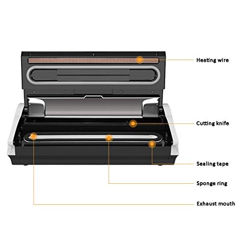 CCJW Vakuumierer Vakuumierer, automatische Vakuum-Verpackungsmaschine for Trockenfutter Sealing Gemüse Frucht… – Bild 4