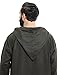Moroccan Men Djellaba Handmade Winter Cotton Delicate Embroidery Burgundy Large to X-large