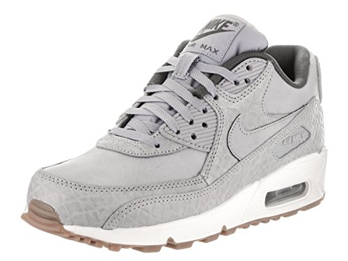 Nike Women's Air Max 90 Prem Wolf Grey/Wolf Grey/Sail Running Shoe 6 Women US