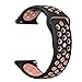 DEKER Bands Compatible with Fitbit Versa/Versa Lite/SE Smartwatch Bands, Breathable Soft Silicone Adjustable Replacement Bracelet Strap Wristbands (Small 5.5-6.7