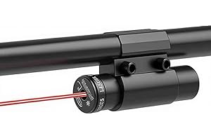 CTOPTIC Mini Red Dot Laser Sight Scope with Barrel Clamp Mount for Rifle Shot Gun