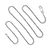 925 Sterling Silver 1.5 MM Box Chain Italian Crafted Necklace - Lobster Claw 16-36 Inch