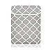 TopCase Gray Quatrefoil / Moroccan Trellis Sleeve Bag Case Cover for Apple Macbook Air 11" Model A1370 and A1466 with TopCase Mouse Pad