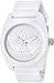 adidas Men's 'Santiago' Quartz Rubber and Silicone Casual Watch, Color:White (Model: ADH3198)