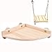 HMH PET Bird Perch Platform Wood Stand and Swing for Small Animals Hamsters Parrot Conure Cockatiel Budgie Gerbil Rat Mouse Chinchilla Cage Accessories Exercise Toys,2 Packthumb 1