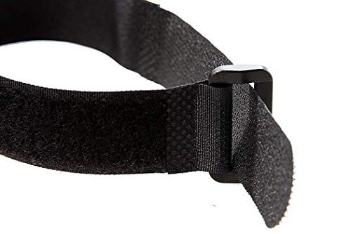 Hook and Loop Straps, Reusable Cinch Straps 1" x 20" Pack of 10 - Thumbnail 2