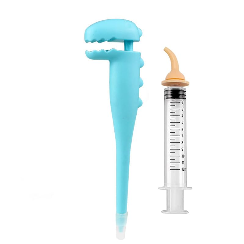 Photo 1 of 1TO3GO Pet Medicine Feeder Cat Pill Shooter Pet Piller Gun Dispenser Tool Pill Popper for Cats and Dogs (Blue)