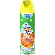 Scrubbing Bubbles Bathroom Grime Fighter Aerosol, Citrus, 20 oz