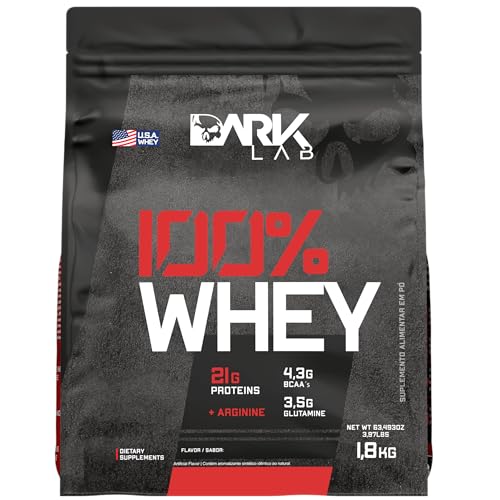 Whey 100% Concentrado Refil 1,8kg Baunilha Dark Lab