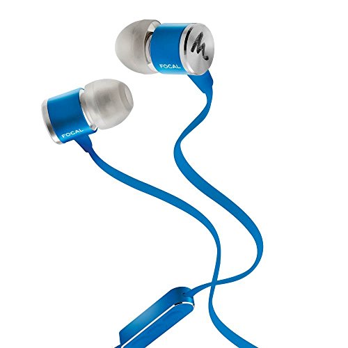Focal spark in-ear headphones in cobalt blue