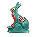 Zombie Chocolate Easter Bunny - Unique Easter Gift, Easter Basket Stuffer, Gourmet Hand-Crafted Small Batches - Made in USA– 1 Large White Chocolate Bunny Solid - ½ Pound Each