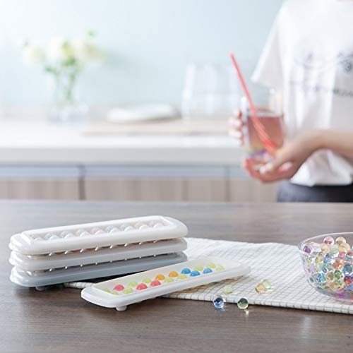 image for DHmart Creative Spherical Ice Cube Mold Ice Tray Fruit Ice Cube Maker 