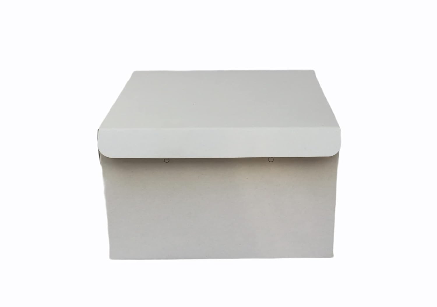 Box World Plain Cake Box for Cakes 500 Gram (8x8x5 Inch), (Pack of 12