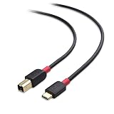 Cable Matters USB C Printer Cable (USB C to USB B Cable, USB-C to Printer Cable) in Black 13.1Feet