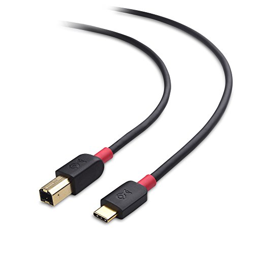 Cable Matters USB C Printer Cable (USB C to USB B Cable, USB-C to Printer Cable) in Black 13.1Feet