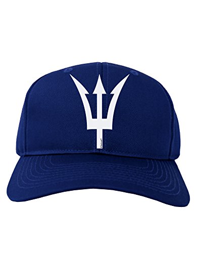 TooLoud Trident of Poseidon Adult Dark Baseball Cap Hat - Royal Blue