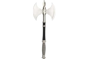 MASTER USA BladesUSA HK-079A Fantasy Medievel Battle Axe with Display Plaque, 21-Inch Length