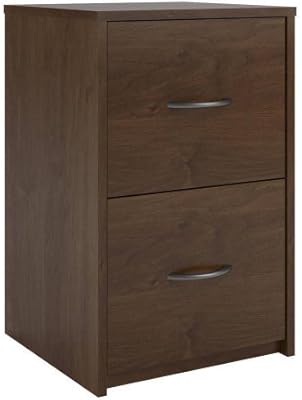 Amazon Com Ameriwood Home 2 Drawer Wood Laminated Particleboard