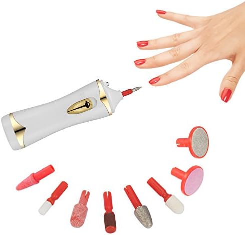 Supersail Nail Drill 9-in-1 Electric Professional Manicure &amp; Pedicure System Set with Stand for Salon-quality Grooming of Hands &amp; Feet At Home