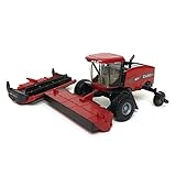 Case IH 1/64th WD2504 Windrower with Detachable Sickle Bar and Rotary Heads