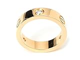 JASMINE JEFFER Shine Celebrity Rose Gold-Plated Band LOVE Ring For Women(6)