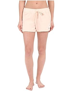 Womens Embroidered French Terry Shorts