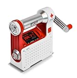 Portable, Eton American Red Cross Axis Self-Powered Safety Hub with Weather Radio and USB Cell Phone Charger (ARCPT300W) Color: White Consumer Electronic Gadget Shop