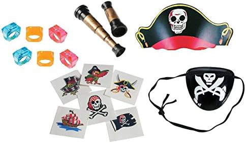 Pirate Party Favors for 12 (192 Piece)