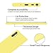 VEGO Silicone Case for Galaxy Note 10 Plus, Slim Liquid Silicone Soft Rubber Protective Phone Case Cover (with Soft Microfiber Lining) Compatible with Galaxy Note 10 Plus 5G (2019), Yellow