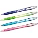 BIC Atlantis Exact Fashion Retractable Ballpoint Pen, Fine Point (0.7mm), Assorted Colors, 4-Count