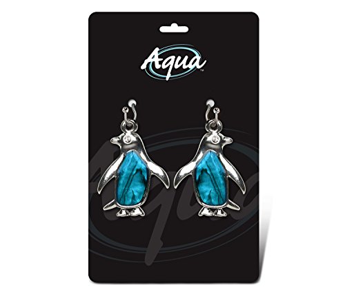 Puzzled Penguin Earrings-ocean Life-1.35 Inch-unique Gift and Souvenir-item#6814