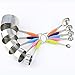 ANPHSIN 10 Pieces Stainless Steel Measuring Cups and Spoons Set with Silicone Handle Grip Perfect for Baking Accessories