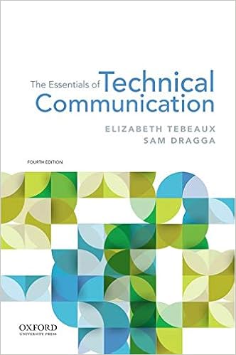 The Essentials Of Technical Munication Tebeaux Elizabeth Dragga Sam 9780190856144 Books