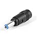 uxcell Blue Tip 5.5x2.1mm Male to 5.5 x 2.1mm Female Jack DC Power Connector Black