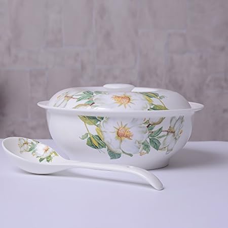 Wshuhouui Cuenco Horno De Microondas Con Una Tapa, Una Sartén, Un ...