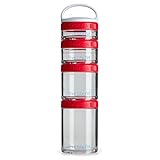 Fitlosophy BlenderBottle Snackstak, Red