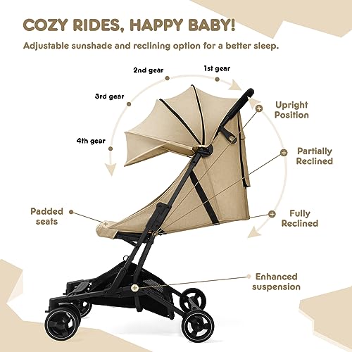 For Travel Best Reclining Umbrella Stroller 2015 HARPPA Ringo