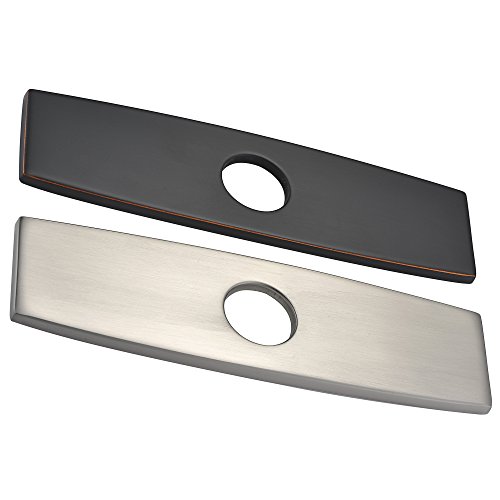 image for HUASONG 9.65 Inch Rectangle Stainless Steel Deck Plate Hole Cover Fauc