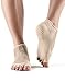 Toesox Women's Grip Half Toe Luna (Nude) Medium