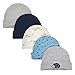 Gerber Baby Boys' 5-Pack Caps, Hedgehog, 0-6 Months