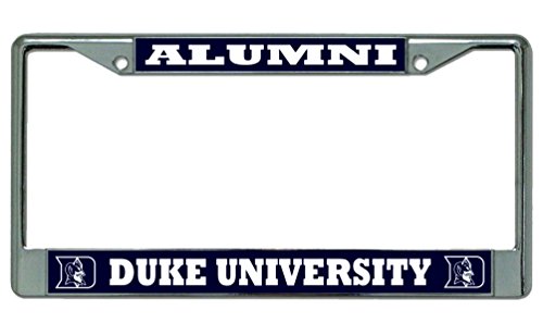 Duke University Alumni Chrome License Plate Frame